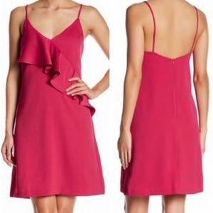 Chelsea28 Pink Ruffle Slip Dress